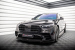 Maxton Parts - Frontlippe passend für Mercedes S AMG-Line W223 schwarz Hochglanz