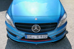 Maxton Parts - Frontlippe passend für Mercedes W176 AMG-LINE vor FL schwarz Hochglanz