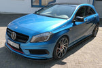 Maxton Parts - Frontlippe passend für Mercedes W176 AMG-LINE vor FL schwarz Hochglanz