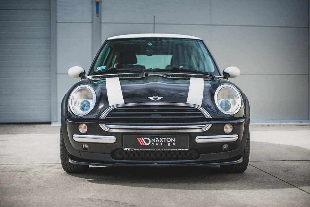Maxton Parts - Frontlippe passend für Mini Cooper / One R50 schwarz Hochglanz