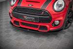 Maxton Parts - Frontlippe passend für Mini Cooper S John Cooper Works F56 schwarz Hochglanz