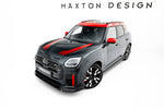 Maxton Parts - Frontlippe passend für Mini Countryman JCW U25 schwarz Hochglanz
