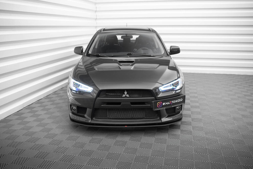 Maxton Parts - Frontlippe passend für Mitsubishi Lancer EVO X schwarz matt