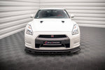 Maxton Parts - Frontlippe passend für Nissan GTR R35 FL schwarz Hochglanz