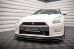 Maxton Parts - Frontlippe passend für Nissan GTR R35 FL schwarz Hochglanz