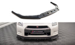 Maxton Parts - Frontlippe passend für Nissan GTR R35 FL schwarz matt (NI-GTR-4F2-FD1-T)