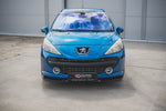 Maxton Parts - Frontlippe passend für Peugeot 207 Sport schwarz Hochglanz