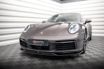 Maxton Parts - Frontlippe passend für Porsche 911 Carrera 4S 992 schwarz Hochglanz