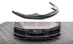 Maxton Parts - Frontlippe passend für Porsche 911 Carrera 4S 992 schwarz Hochglanz