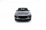 Maxton Parts - Frontlippe passend für Porsche Cayenne SUV / Coupe Mk3 Facelift schwarz Hochglanz