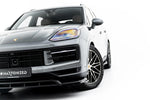 Maxton Parts - Frontlippe passend für Porsche Cayenne SUV / Coupe Mk3 Facelift schwarz Hochglanz