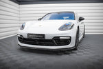 Maxton Parts - Frontlippe passend für Porsche Panamera GTS 971 schwarz Hochglanz