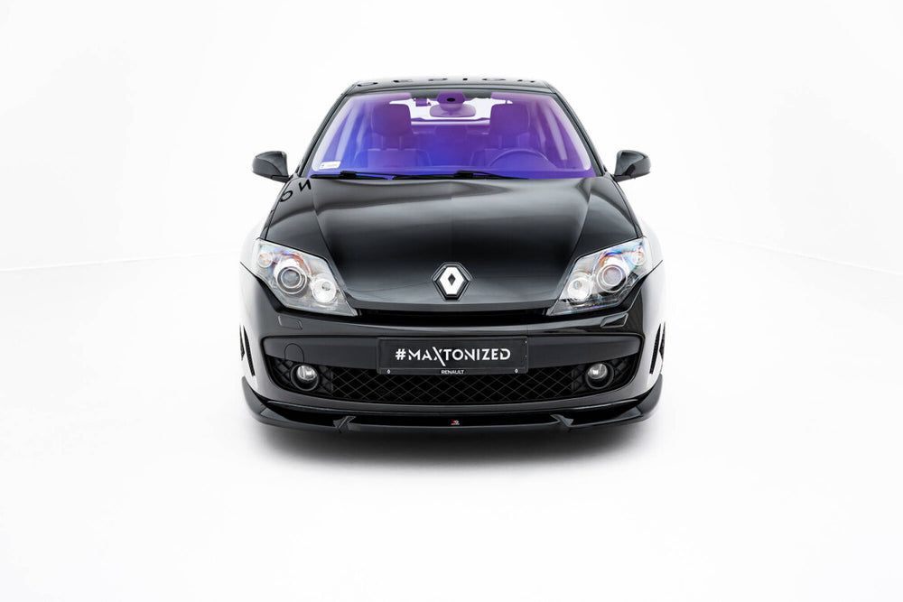 Maxton Parts - Frontlippe passend für Renault Laguna Hatchback GT Mk3 schwarz Hochglanz