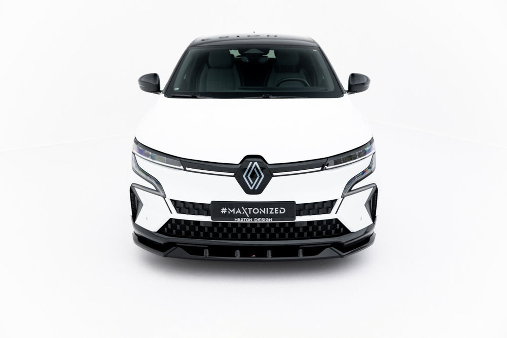 Maxton Parts - Frontlippe passend für Renault Megane E-Tech Electric Mk1 schwarz Hochglanz