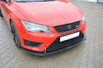 Maxton Parts - Frontlippe passend für Seat Leon III CUPRA / FR schwarz matt