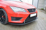 Maxton Parts - Frontlippe passend für Seat Leon III CUPRA / FR schwarz matt