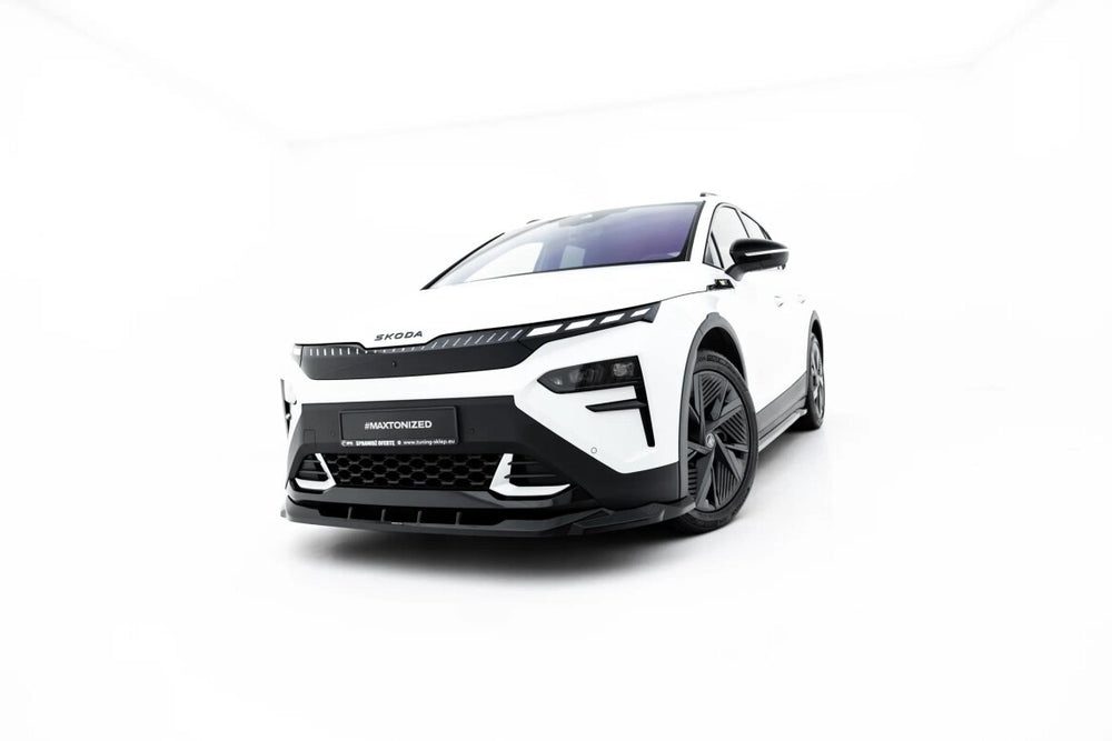 Maxton Parts - Frontlippe passend für Skoda Elroq RS Mk1 schwarz Hochglanz