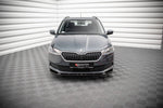 Maxton Parts - Frontlippe passend für Skoda Fabia Mk3 FL schwarz Hochglanz