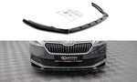 Maxton Parts - Frontlippe passend für Skoda Fabia Mk3 FL schwarz Hochglanz