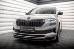Maxton Parts - Frontlippe passend für Skoda Karoq Sportline Mk1 FL schwarz Hochglanz