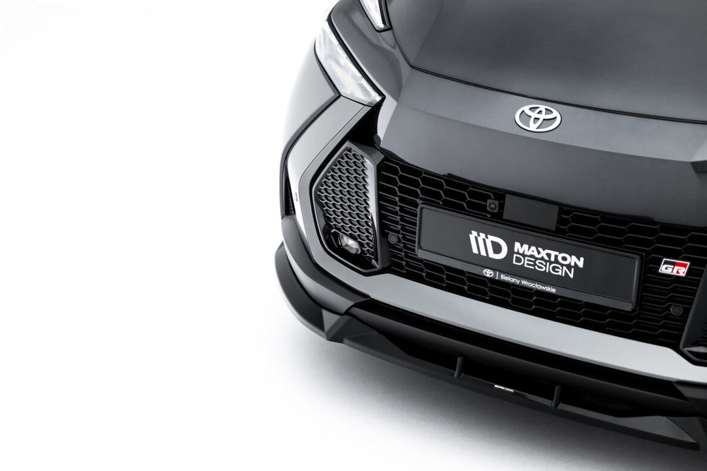 Maxton Parts - Frontlippe passend für Toyota C-HR Mk2 schwarz Hochglanz