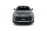 Maxton Parts - Frontlippe passend für Toyota C-HR Mk2 schwarz Hochglanz