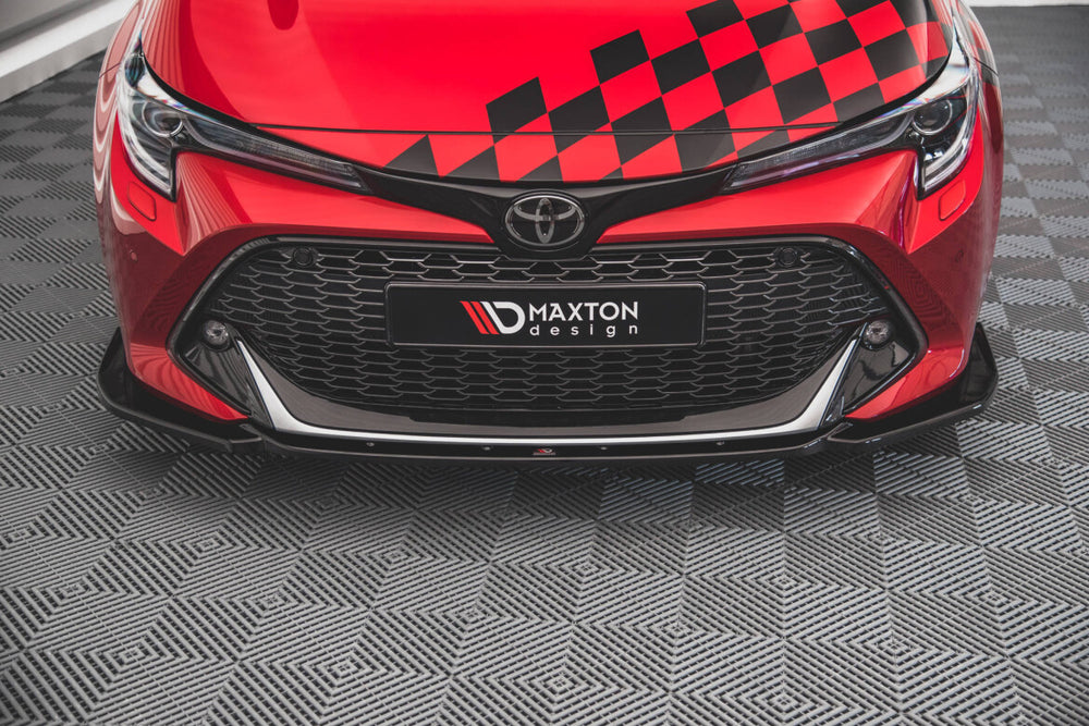 Maxton Parts - Frontlippe passend für Toyota Corolla GR Sport XII schwarz Hochglanz