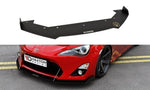 Maxton Parts - Frontlippe passend für Toyota GT86 mit Wings schwarz matt