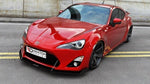 Maxton Parts - Frontlippe passend für Toyota GT86 mit Wings schwarz matt