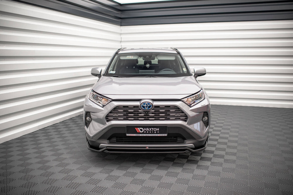 Maxton Parts - Frontlippe passend für Toyota RAV4 Mk5 schwarz Hochglanz