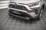Maxton Parts - Frontlippe passend für Toyota RAV4 Mk5 schwarz Hochglanz