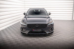 Maxton Parts - Frontlippe passend für Volvo V90 / S90 R-Design Mk2 schwarz Hochglanz