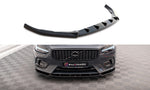 Maxton Parts - Frontlippe passend für Volvo V90 / S90 R-Design Mk2 schwarz Hochglanz