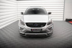 Maxton Parts - Frontlippe passend für Volvo XC60 R-Design Mk1 FL schwarz Hochglanz
