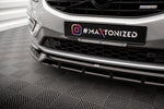 Maxton Parts - Frontlippe passend für Volvo XC60 R-Design Mk1 FL schwarz Hochglanz