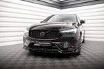 Maxton Parts - Frontlippe passend für Volvo XC60 R-Design Mk2 FL schwarz Hochglanz