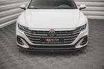 Maxton Parts - Frontlippe passend für VW Arteon Limousine / Shooting Brake R-Line Mk1 FL schwarz matt