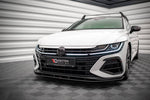 Maxton Parts - Frontlippe passend für VW Arteon R Limousine / Shooting Brake Mk1 Faceift schwarz matt