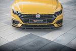 Maxton Parts - Frontlippe passend für VW Arteon R-Line Limousine / Shooting Brake Mk1 schwarz matt