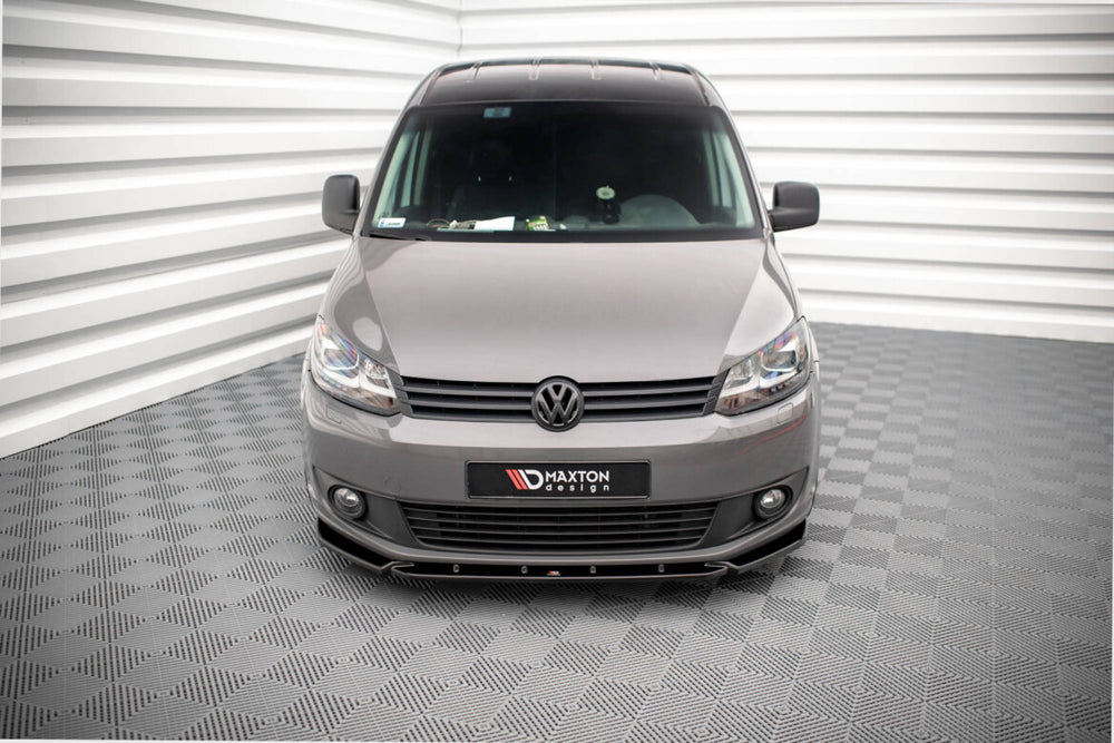 Maxton Parts - Frontlippe passend für VW Caddy Mk3 FL schwarz Hochglanz