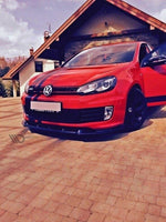 Maxton Parts - Frontlippe passend für VW Golf 6 GTI 35TH schwarz Hochglanz
