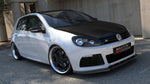 Maxton Parts - Frontlippe passend für VW Golf 6 R schwarz Hochglanz
