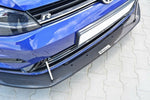 Maxton Parts - Frontlippe passend für VW Golf 7 R / R-Line FL schwarz matt