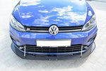 Maxton Parts - Frontlippe passend für VW Golf 7 R / R-Line FL schwarz matt