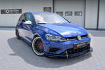 Maxton Parts - Frontlippe passend für VW Golf 7 R / R-Line FL schwarz matt