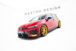 Maxton Parts - Frontlippe passend für VW Golf GTI Clubsport Mk8 FL schwarz matt
