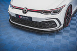 Maxton Parts - Frontlippe passend für VW Golf GTI / GTE / GTD / R-Line Mk8 schwarz Hochglanz