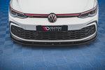 Maxton Parts - Frontlippe passend für VW Golf GTI / GTE / GTD / R-Line Mk8 schwarz Hochglanz