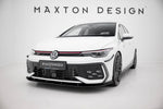 Maxton Parts - Frontlippe passend für VW Golf GTI / GTE / R-Line Mk8 FL schwarz matt