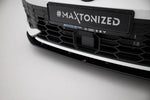 Maxton Parts - Frontlippe passend für VW Golf GTI / GTE / R-Line Mk8 FL schwarz matt